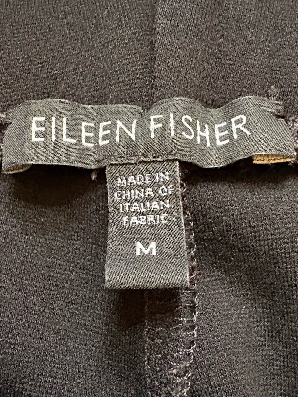 Eileen Fisher Washable Stretch Crepe Slim Leg Ankle Pants - Picture 3 of 5